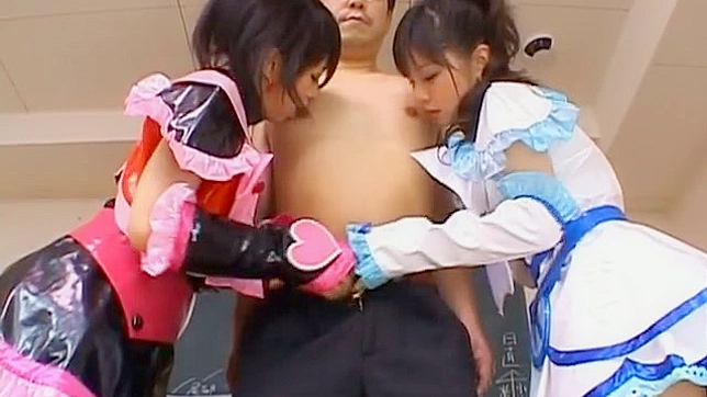 Airi and Meiri Hot Asian girls have cosplay adventure