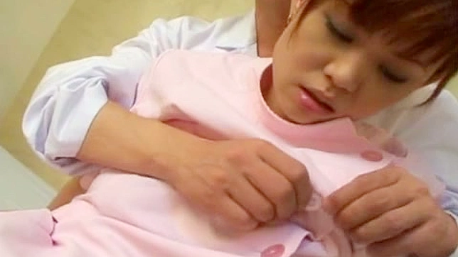 Eager Moe Aiuchi gets it on with a handsome aroused dude