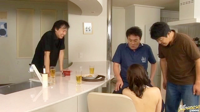Adventurous Ai Kanazaki takes on two big cocks at a time