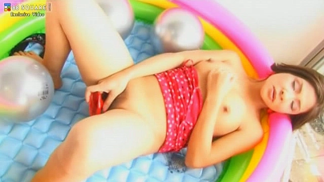 Tight body little petite Cha Cha toying her virgin pussy
