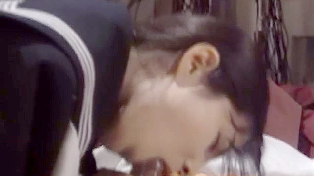 Eiri Ueno a horny little Asian nymph giving her friend a blowjob