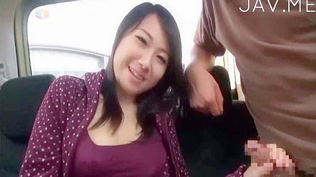Straight asian cutie is doing handjob to her colleague