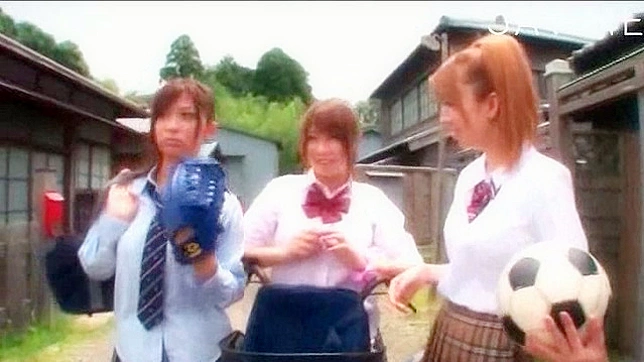 Sporty and cute japanese girl is doing handjob to her coach