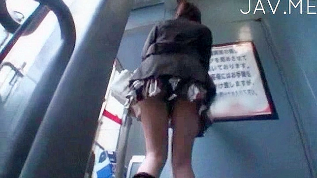 Naughty Asian babe is sucking cock wildly for warm jizz