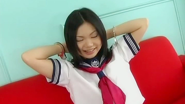 Young Kokone plays with her wet vag on cam
