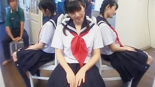 Teen Kazuha loves masturbating at school