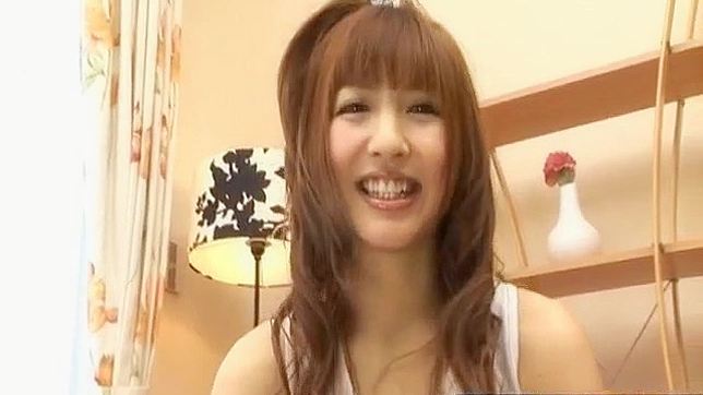 Kotone Aisaki has hairy pussy and dark nipples licked