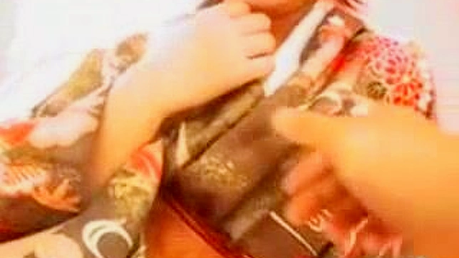 Kimono Clad Beauty Wild Fuck and Creamy Orgasm