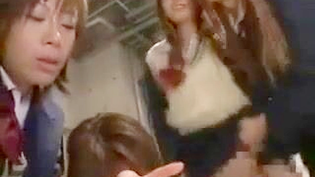Reverse Gangbang with Young Asian Beauties