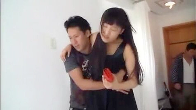 Japanese Porn Video - Two Drunken guys take advantage of ** girl on stairs