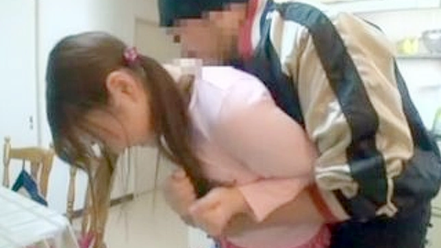 Unforgettable Moment with Busty Teen and Scumbag in Asian Porn Video