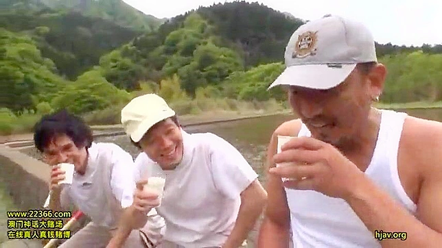 MILF in Japan Gets into Trouble with Horny Workers