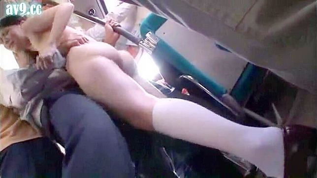 Busty Schoolgirl Wild Ride on a Crowded Public Bus in Japan
