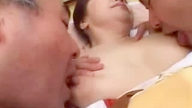 MILF Double delight - two son friends pleasure her in unison