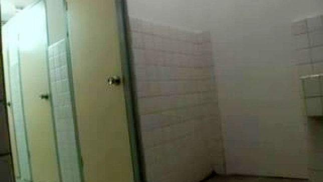 JAV Schoolgirl Gets Fucked in Toilet Stall