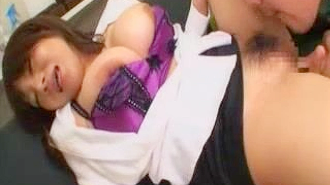 Japanese Busty MILF Gets Pounded at Work