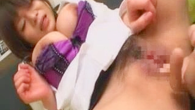 Japanese Busty MILF Gets Pounded at Work