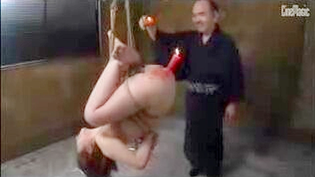 Candle Play With Violated Asian Beauty