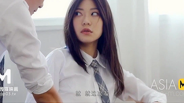 Uncensored Deepthroat with Hairy Brunette Teacher in Public