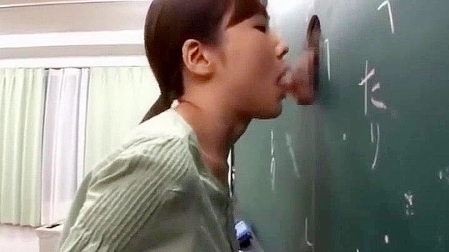 Japanese Teacher's Blowjob Lesson Goes Viral