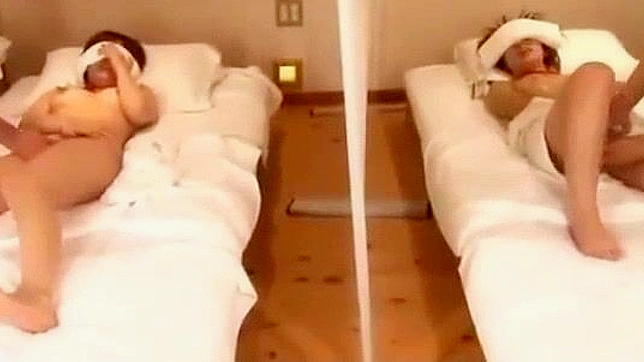 Japanese Office Lady Massage with Fingering and Cumshots