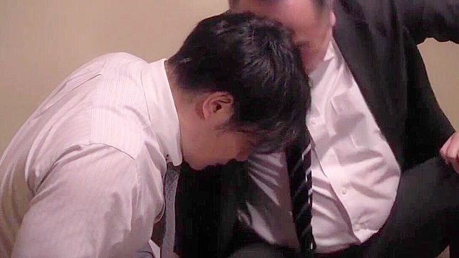 Hairy Brunette Office Lady Fetish Dildo Sex with Hated Partner in HD Japanese Porn