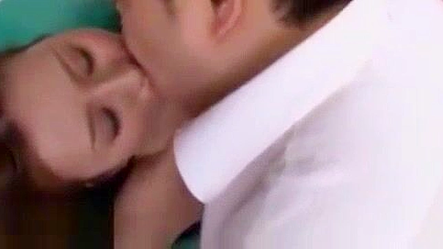 Japanese Office Fetish - Masturbating Secretary with Big Tits and Hairy Pussy