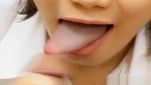 Japanese MILF Ruri Anno's Secret Blowjob Skills on Break!