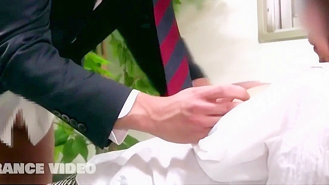 Japanese Office Lady Gets Hairy Handjob in HD