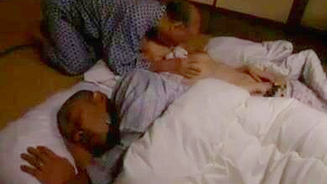 Naughty Old Japanese Man Romps Wildly with Young Beauty - XXX