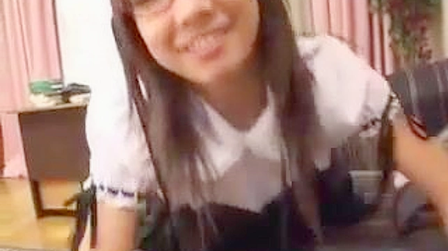 Sexy Japanese Maid Service with Adorable Nerdy Twist - XXX