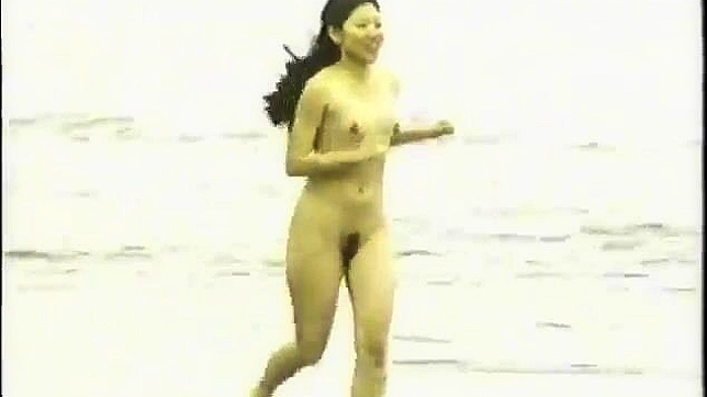 Japanese Beach Run with Nude Pretty Lady for Ultimate XXX Pleasure
