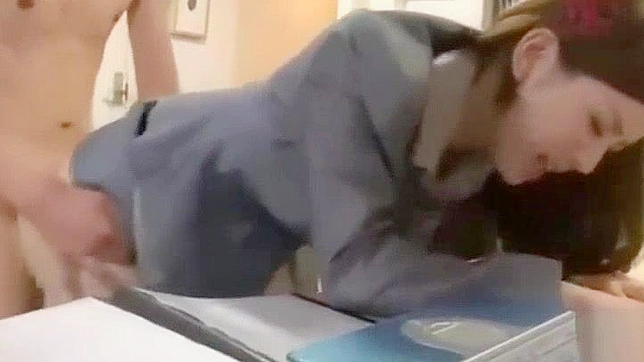 Japanese Office Lady Teacher Forbidden Fuck Session Exposed!