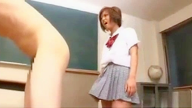 Japanese School Girl Gets Banged by Hot Teacher!