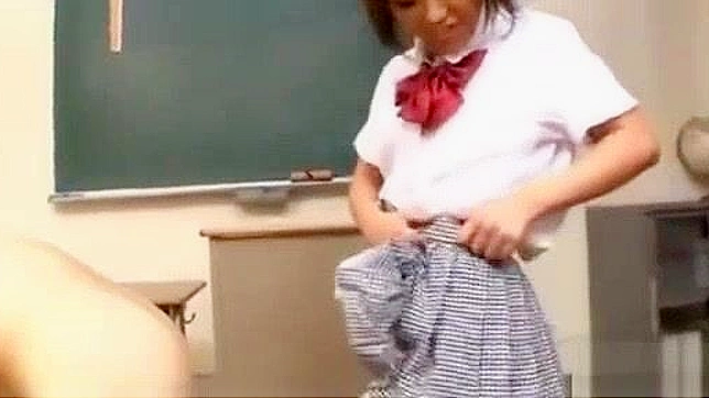 Japanese School Girl Gets Banged by Hot Teacher!