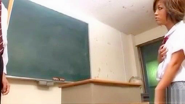 Japanese School Girl Gets Banged by Hot Teacher!