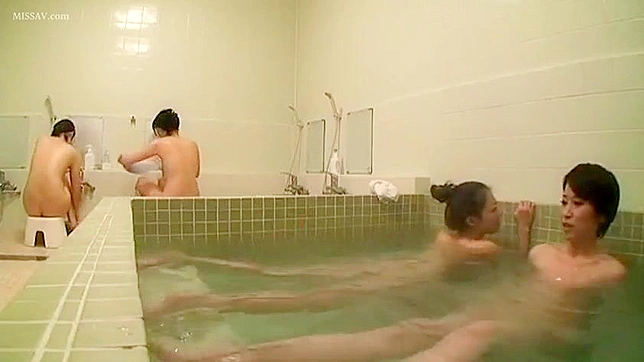 Public Shower Spying Goes Wrong as Horny Voyeur Gets Caught by Sexy Japanese Girls!"