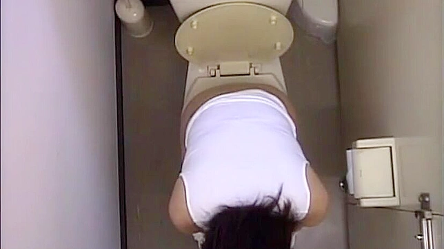 Uncensored Video of a Masturbating Japanese Office Lady, Caught by Sneaky Voyeur