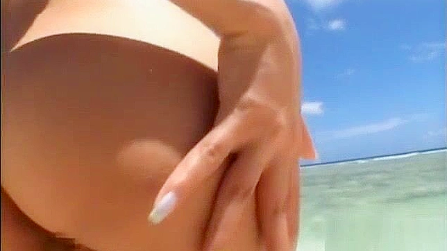 Jav Idol Yua Aida's Naked Trampoline Show with Perky Titties