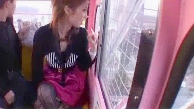 Japanese Whore Reira Amane in Horny Outdoor Couple JAV Scene