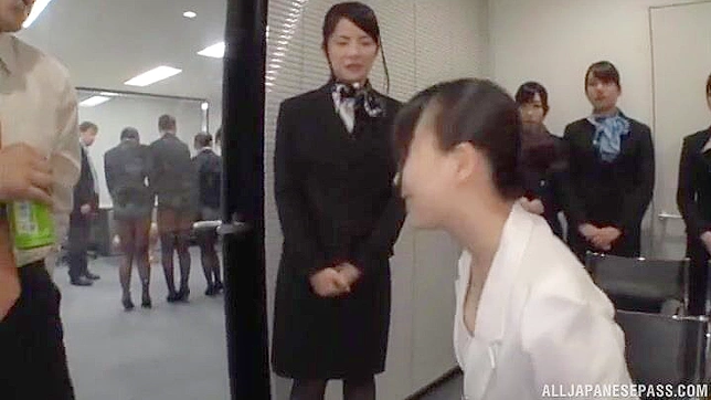 Spicy Japanese Chicks Eagerly Giving Head To Big Dongs In Steamy Office