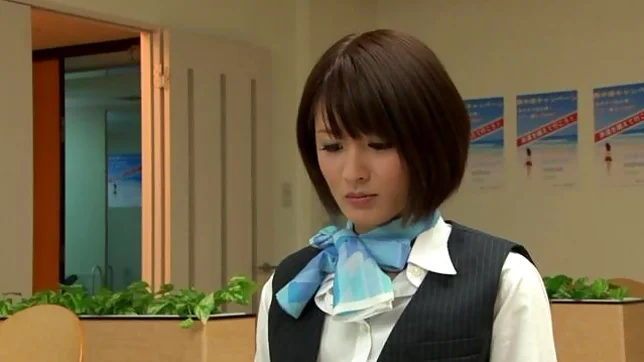 Sweet and horny chick Yuuki Natsune gets cum on her round butt 2